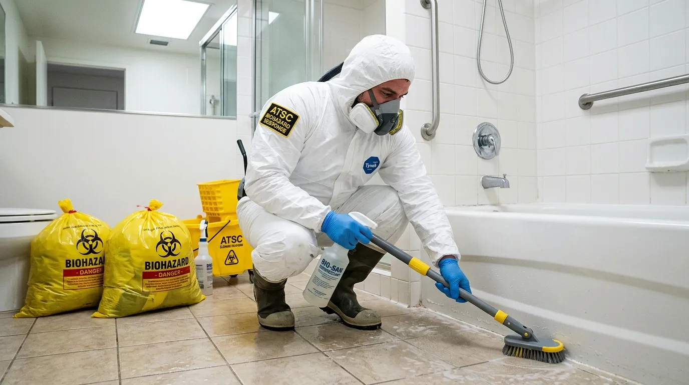 Decontamination equipment deployed for Blood Cleanup in New River